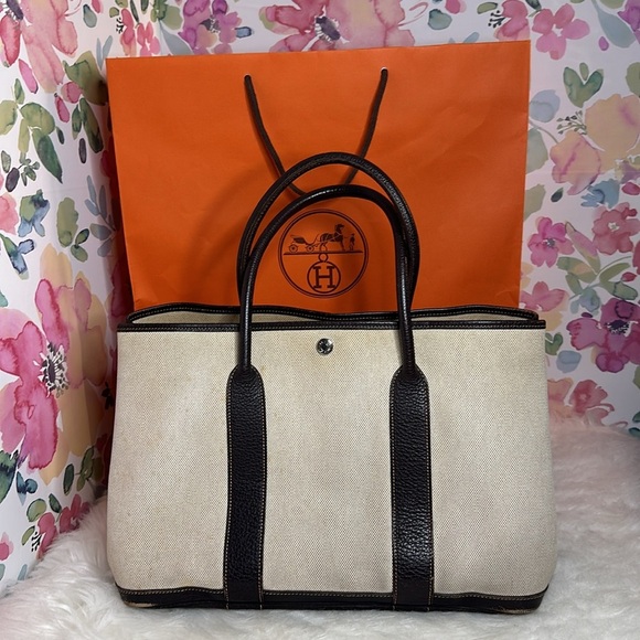 💯Authentic Hermes Garden Party Canvas 🍀 - Picture 3 of 16